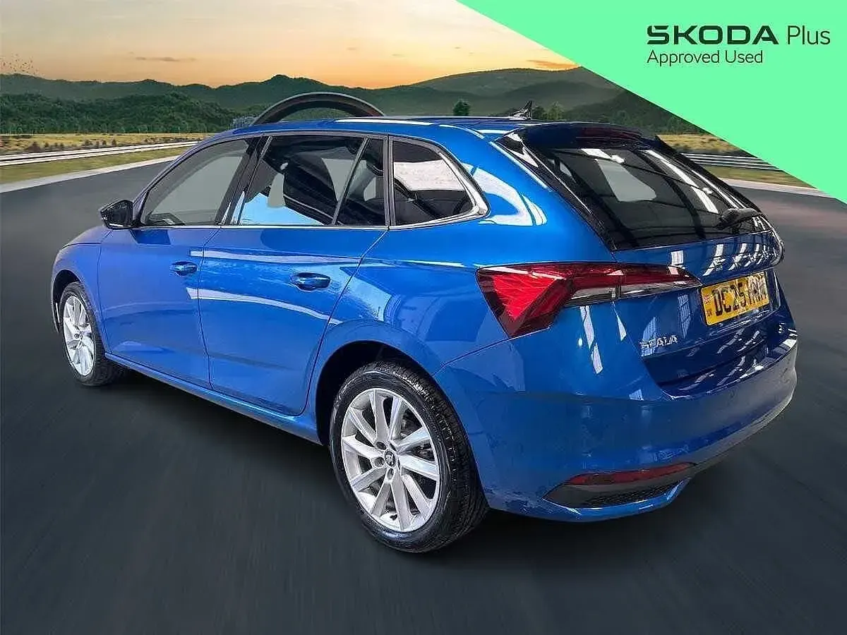 Used Skoda Scala SE L 85 HP (62 kW) 2025 Race blue metallic Hatchback