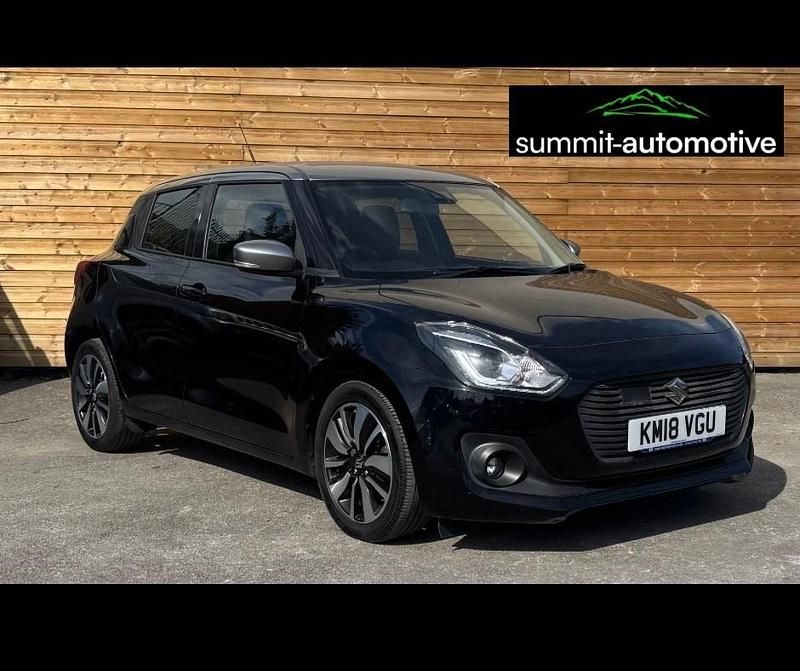 Black Used 2018 Suzuki Swift SZ5 Hatchback | £5,990 (A bit pricey) - Image 1/4