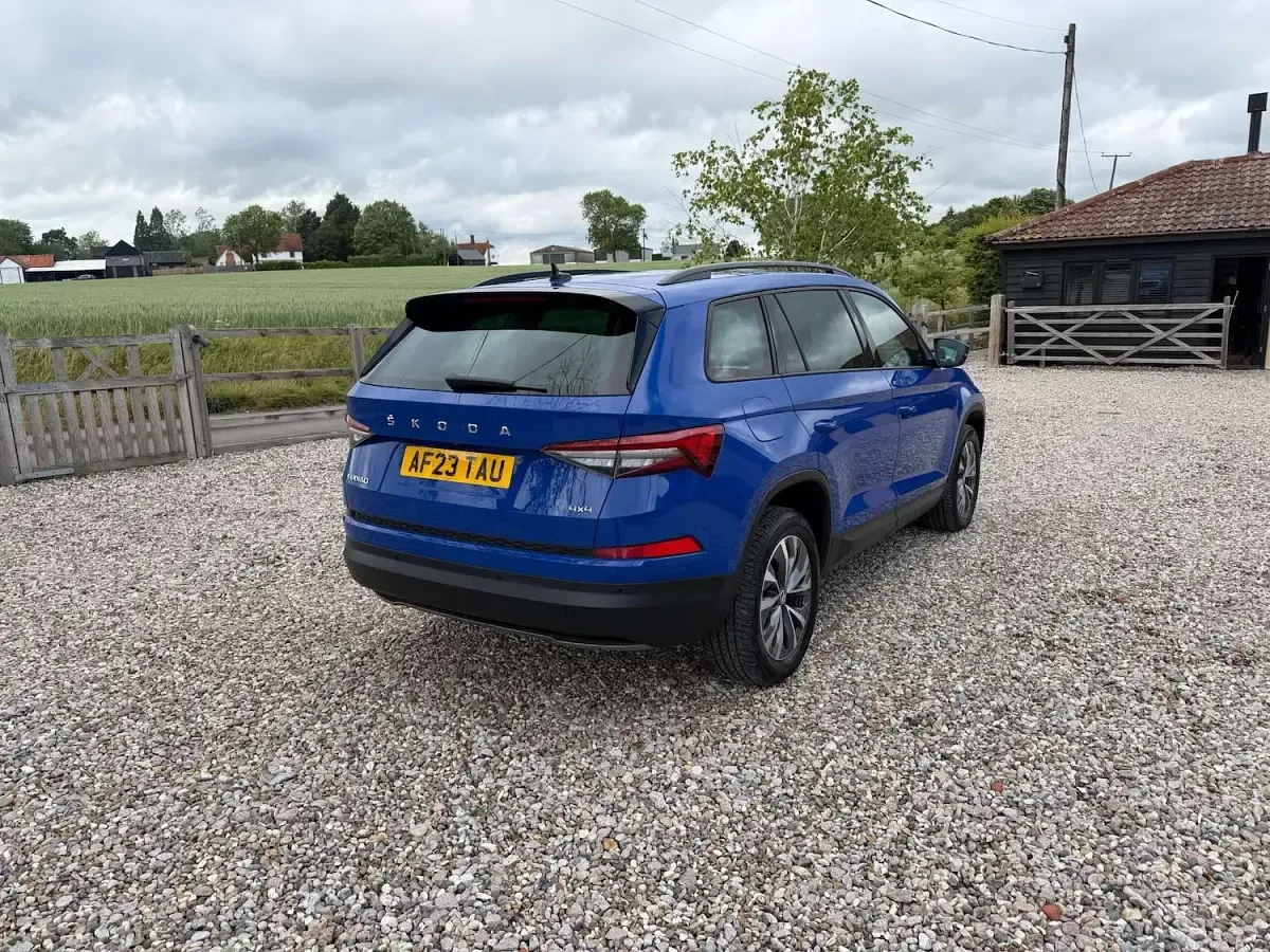 Used Skoda Kodiaq SE Drive 150 HP (110 kW) 2023 Blue SUV