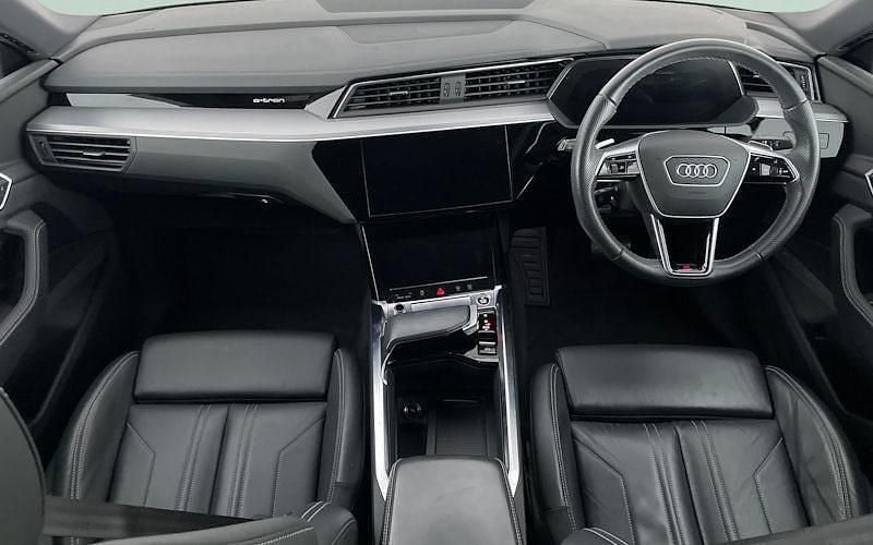 Black Used 2022 Audi e-tron S-Line SUV | £24,040 (Good price) - Image 1/2
