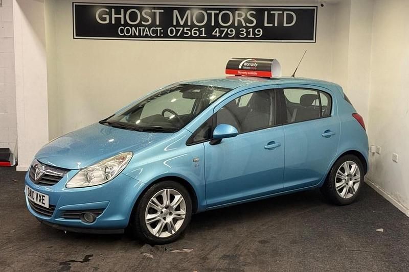 Used Vauxhall Corsa 100 HP (73 kW) 2010 Blue Hatchback