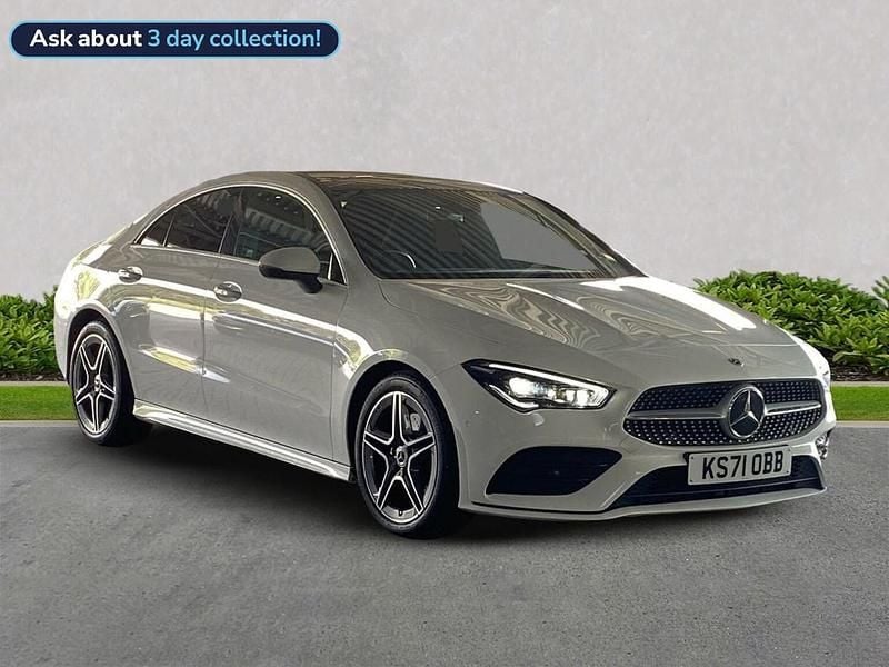 White Used 2022 Mercedes CLA220 AMG Line Premium Plus Sedan | £28,761 (Fair price) - Image 1/4