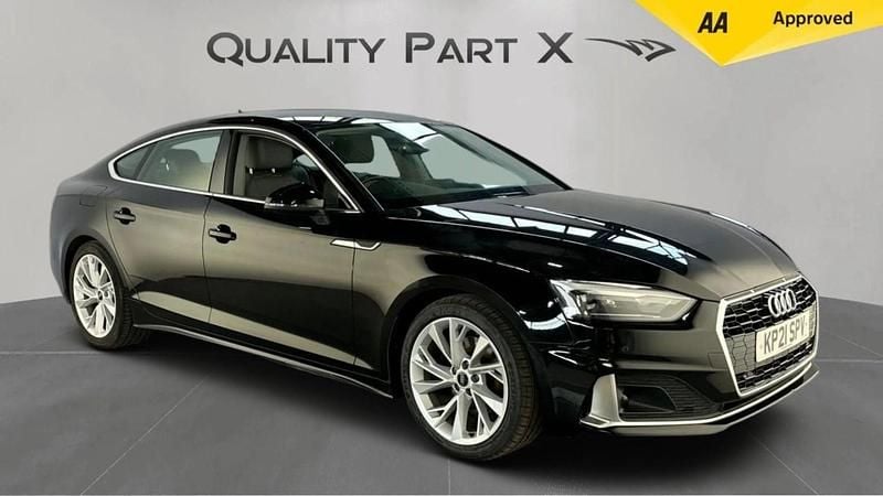 Black Used 2021 Audi A5 Sportback Sport Hatchback | £21,344 (Super price) - Image 1/4