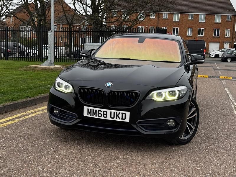 Used BMW 218 Sport Line 2018 Black Coupe