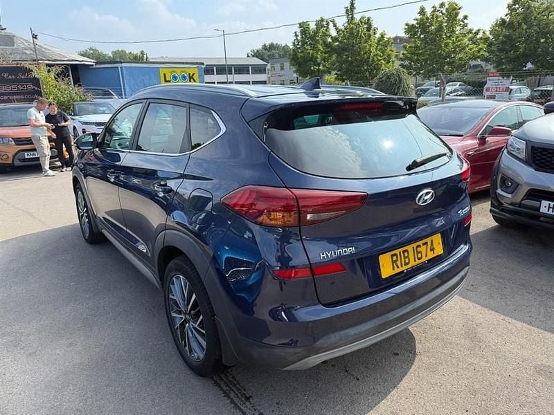Used Hyundai Tucson Premium 115 HP (84 kW) 2019 Blue SUV