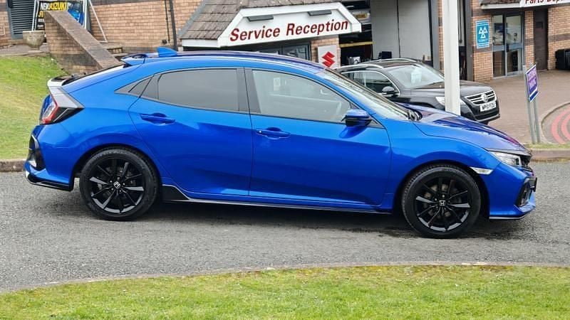 Used Honda Civic Sport 182 HP (133 kW) 2021 Blue Hatchback