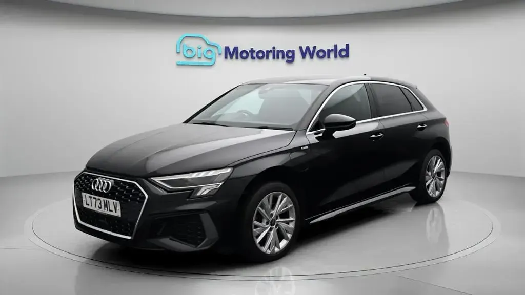 Used Audi A3 Sportback S-Line 204 HP (150 kW) 2023 Black Hatchback