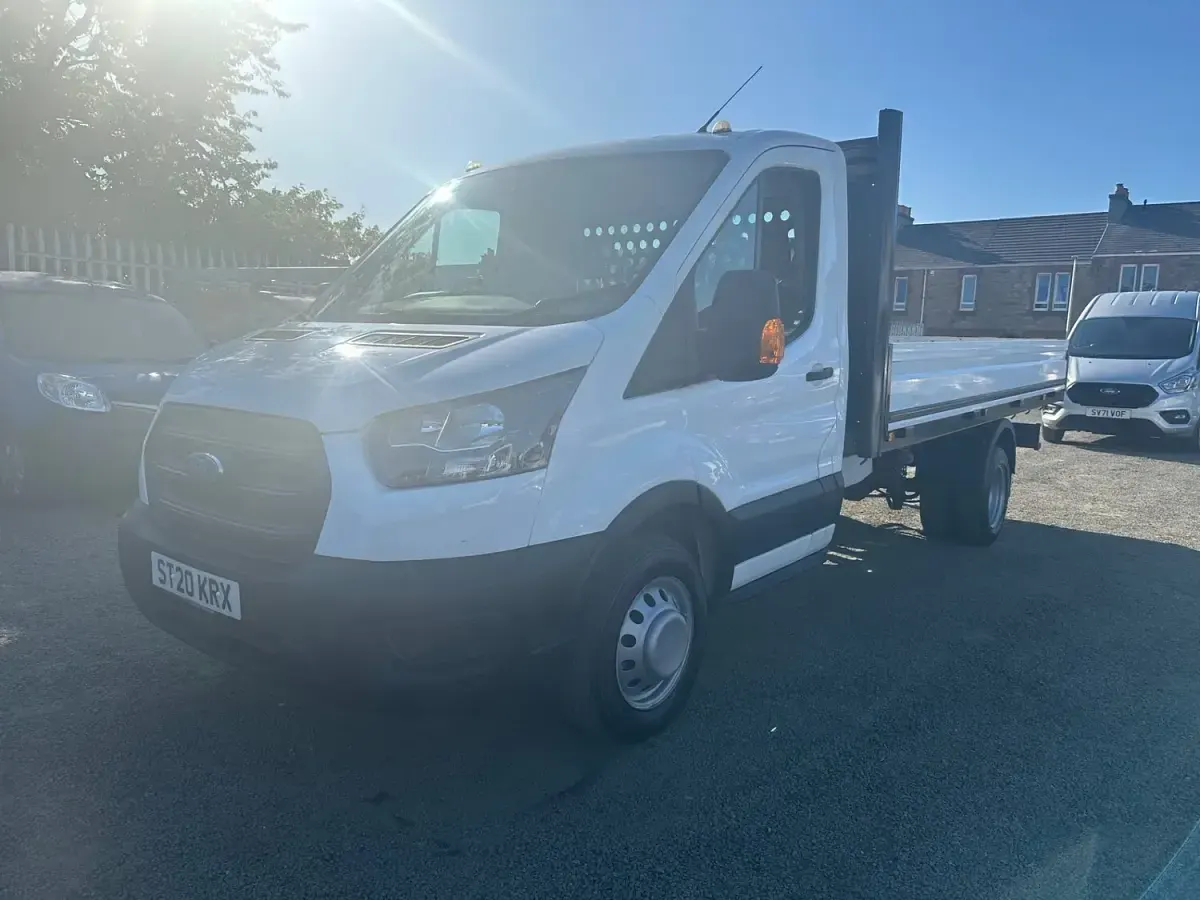 Used Ford Transit 130 HP (95 kW) 2020 White Cabriolet