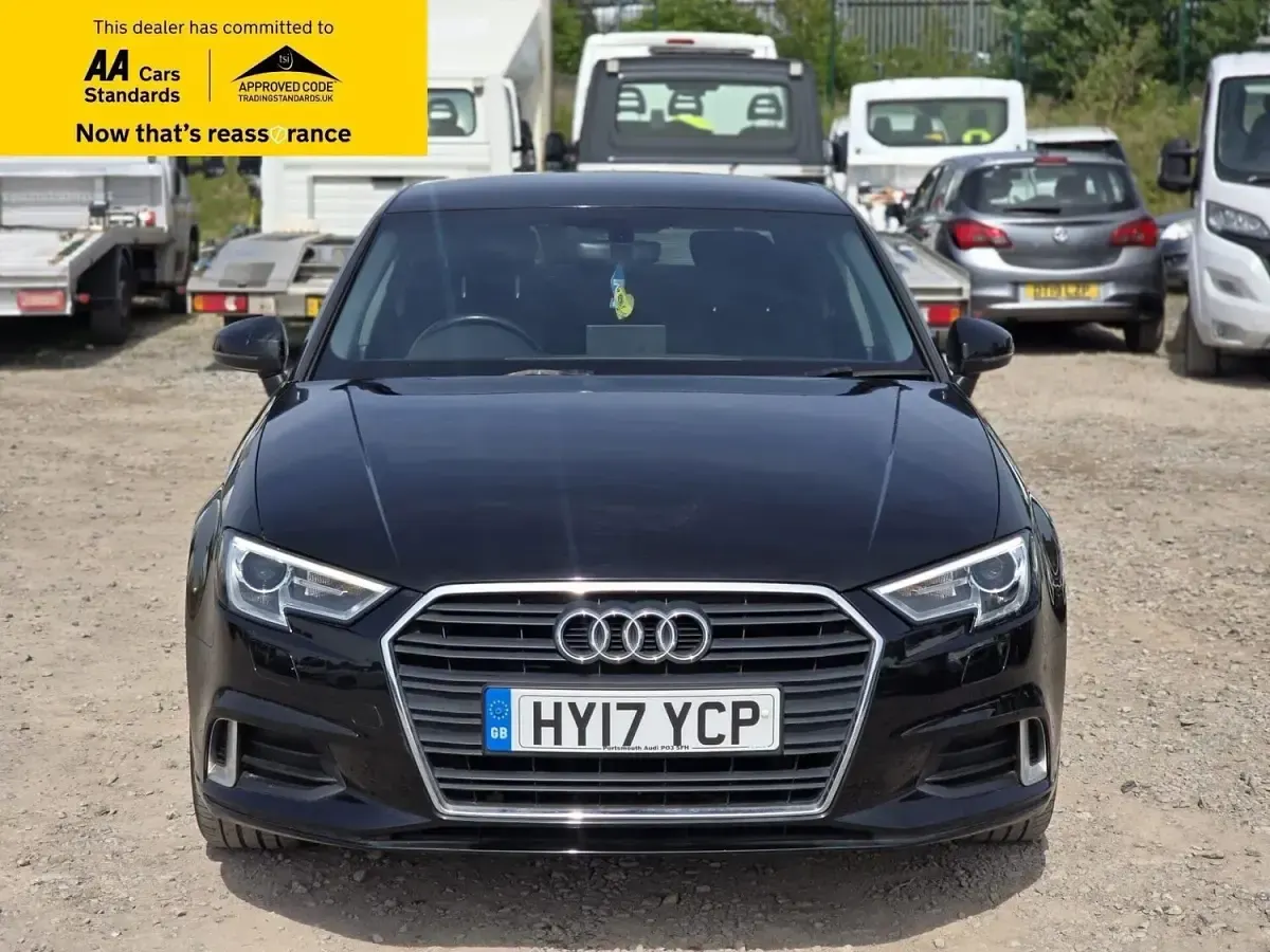 Used Audi A3 Sport 110 HP (80 kW) 2017 Black Sedan
