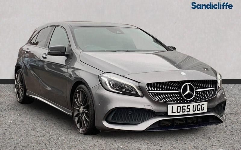 Used Mercedes A200 AMG Line Premium Plus 136 HP (100 kW) 2018 Grey Hatchback