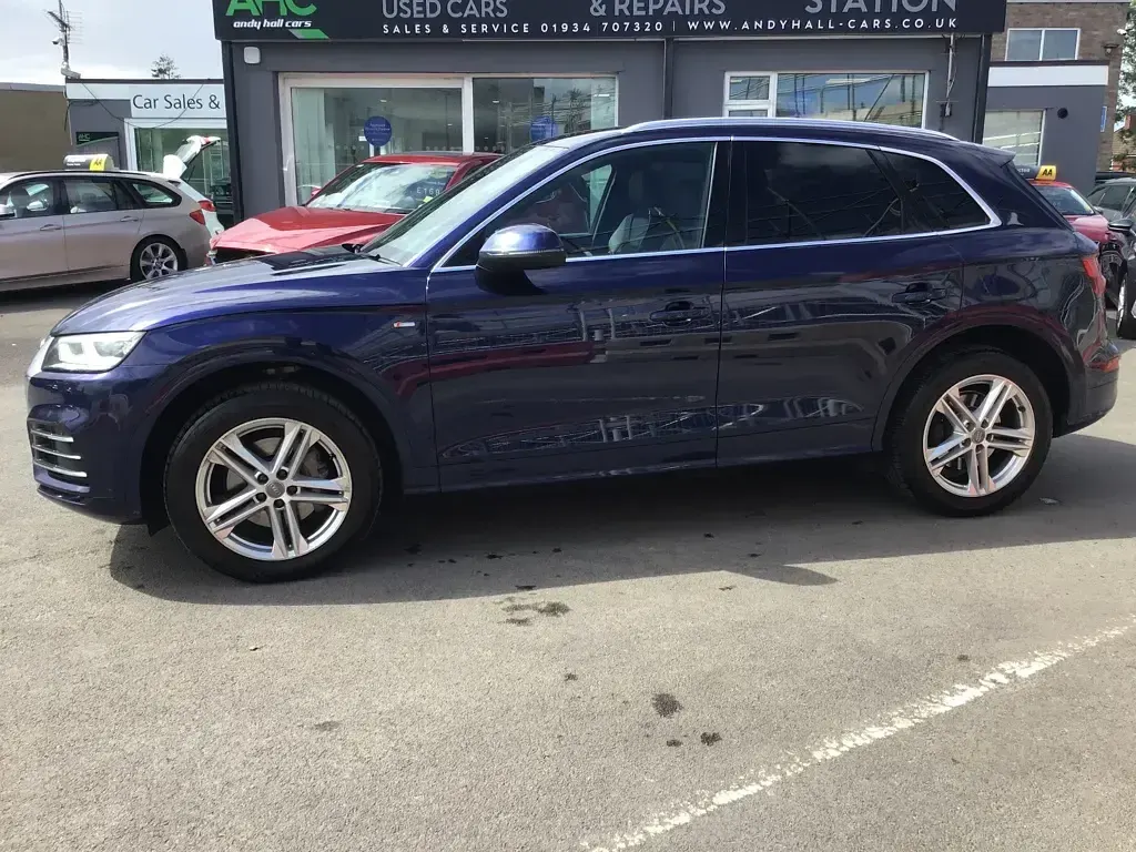 Used Audi Q5 S-Line 190 HP (139 kW) 2019 Blue SUV