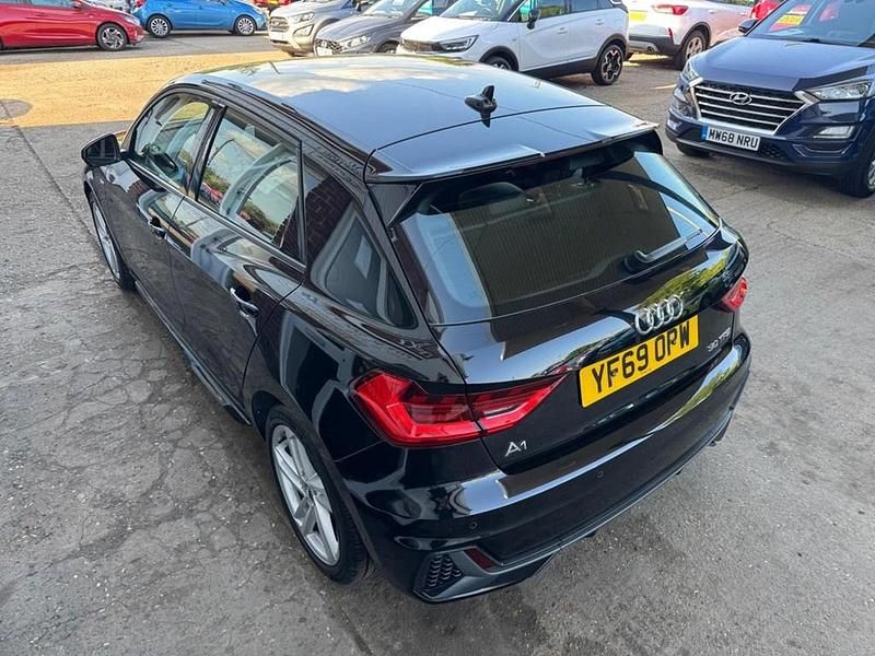 Used Audi A1 Sportback S-Line 110 HP (80 kW) 2019 Black Hatchback