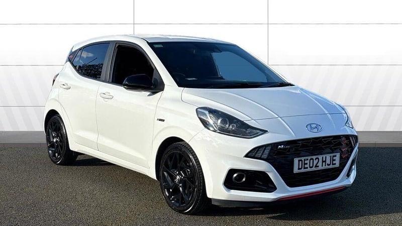 White Used 2022 Hyundai i10 N Line Hatchback | £11,859 (Fair price) - Image 1/3