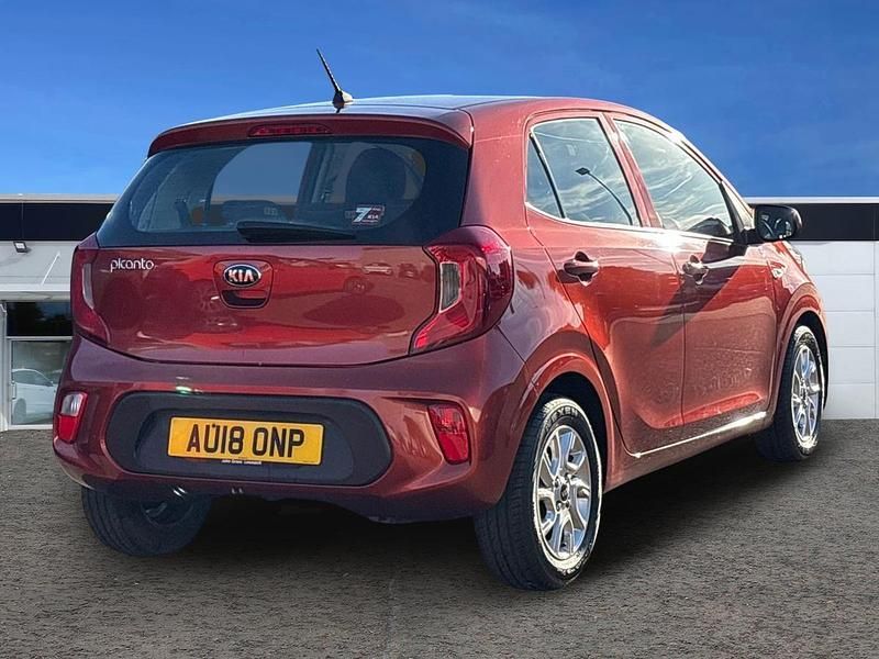 Used Kia Picanto 84 HP (61 kW) 2018 Orange Hatchback