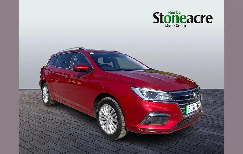 Red Used 2021 MG MG5 EV Exclusive Estate | £9,995 (Good price) - Image 1/4