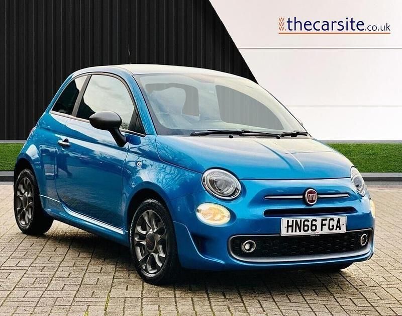 Used Fiat 500 S 69 HP (50 kW) 2016 Blue Hatchback