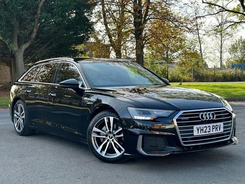 Black Used 2023 Audi A6 S-Line Estate | £28,995 (Good price) - Image 1/4