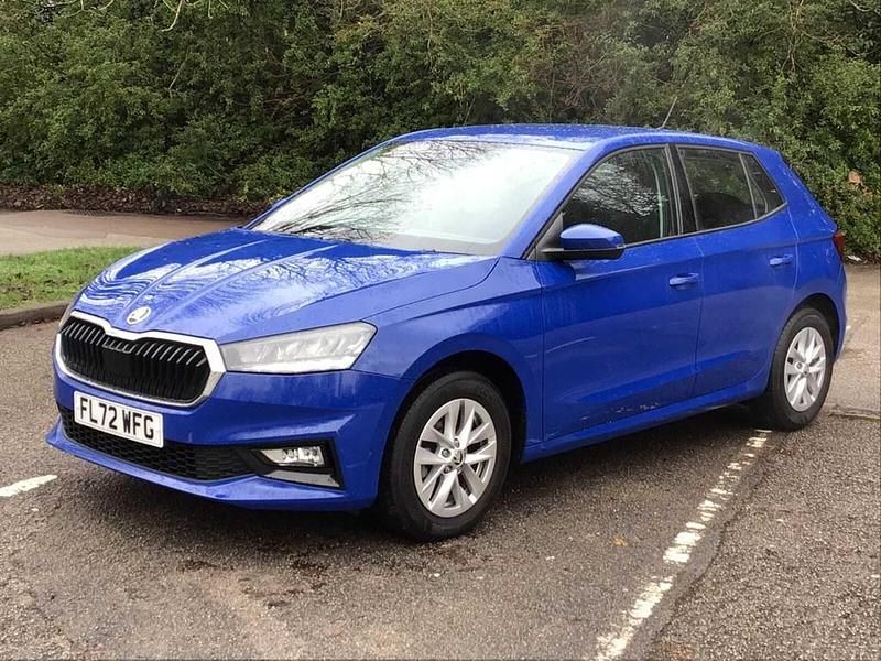 Usado Skoda Fabia Comfort 2022 Azul Citadino