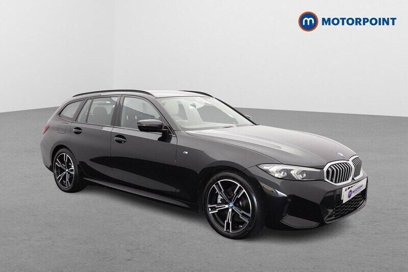 Black Used 2023 BMW 330e M Sport Estate | £30,999 (Fair price) - Image 1/4