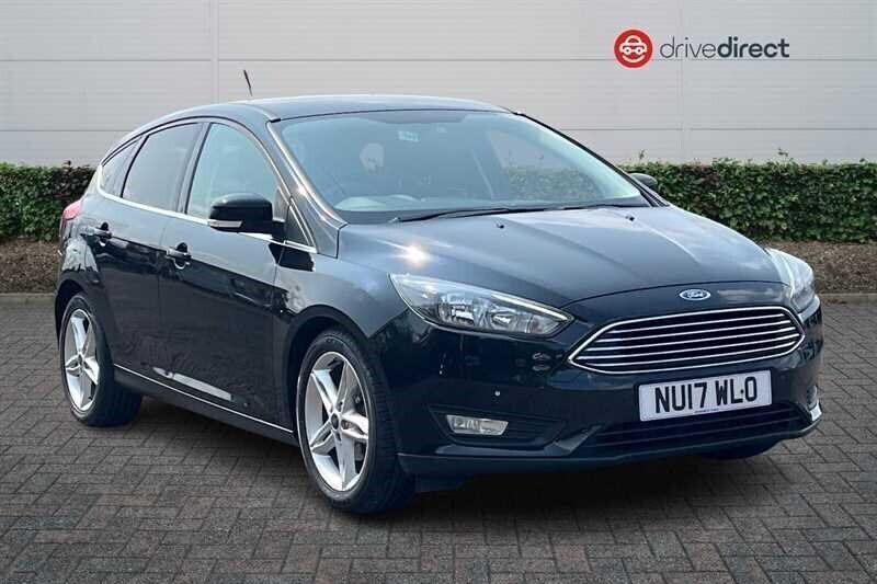Black Used 2017 Ford Focus Zetec Hatchback | £5,849 (Fair price) - Image 1/3