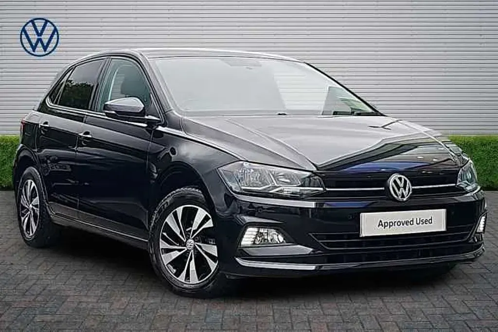 Begagnad VW Polo Match 95 HK (69 kW) 2020 Svart Halvkombi