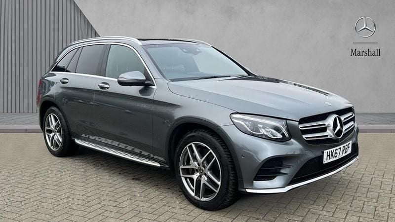 Used Mercedes GLC350 AMG line 258 HP (189 kW) 2017 Selenite grey metallic