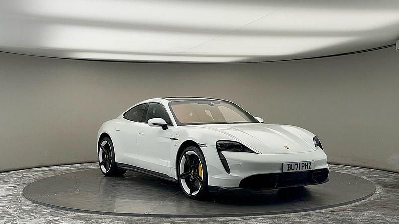 White Used 2021 Porsche Taycan Performance Package Sedan | £60,750 - Image 1/4
