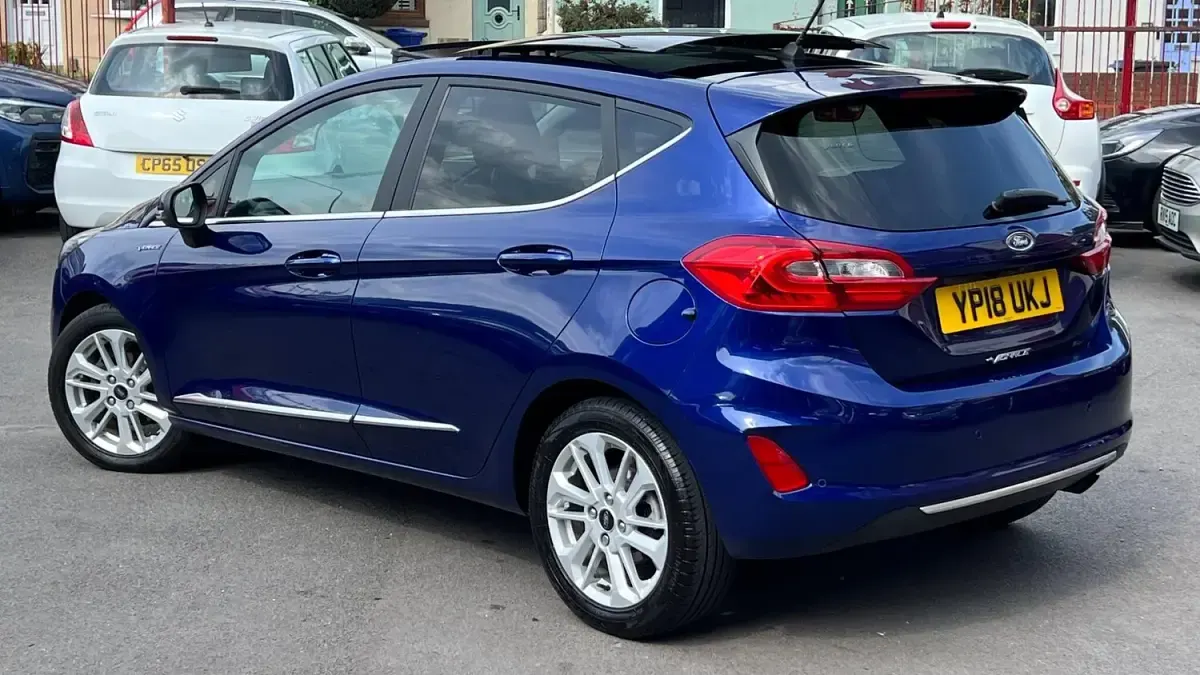 Used Ford Fiesta Vignale 140 HP (102 kW) 2018 Blue Hatchback