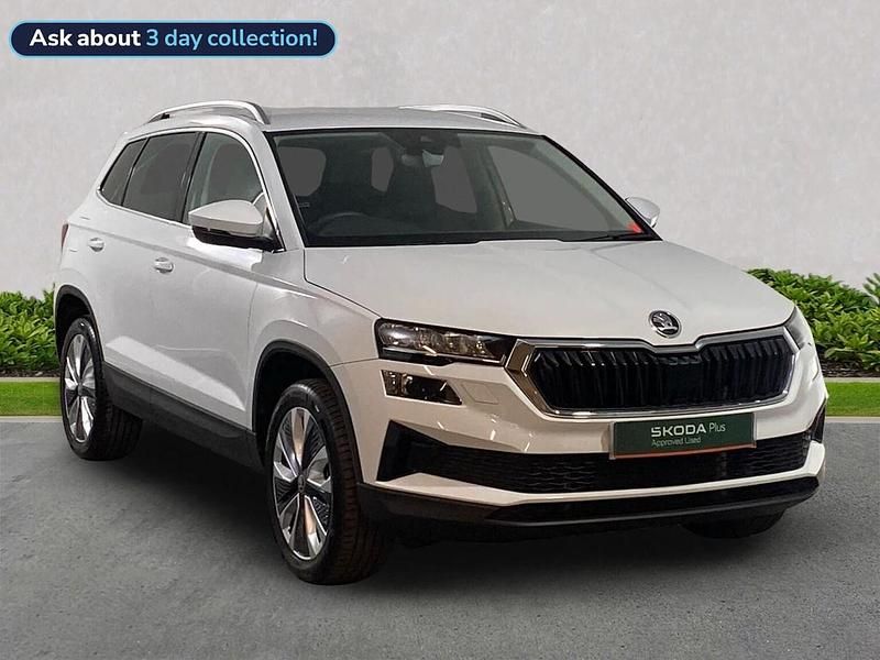 White Used 2025 Skoda Karoq SE L SUV | £25,699 (Fair price) - Image 1/3
