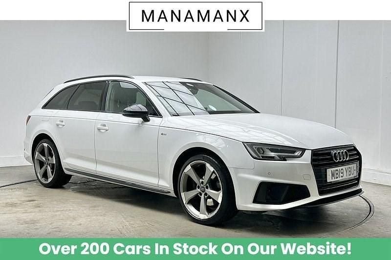 White Used 2019 Audi A4 Black Edition Estate | £16,879 (Fair price) - Image 1/3