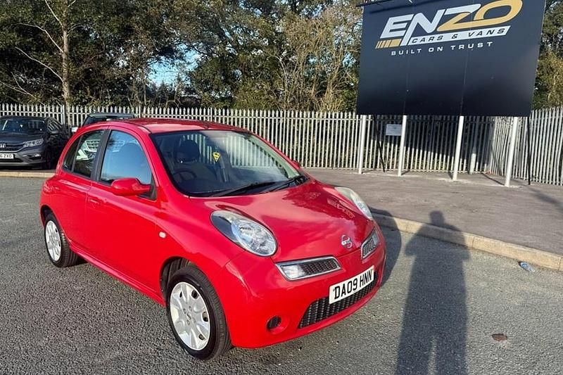 Red Used 2009 Nissan Micra Acenta Hatchback | £1,395 (Fair price) - Image 1/1