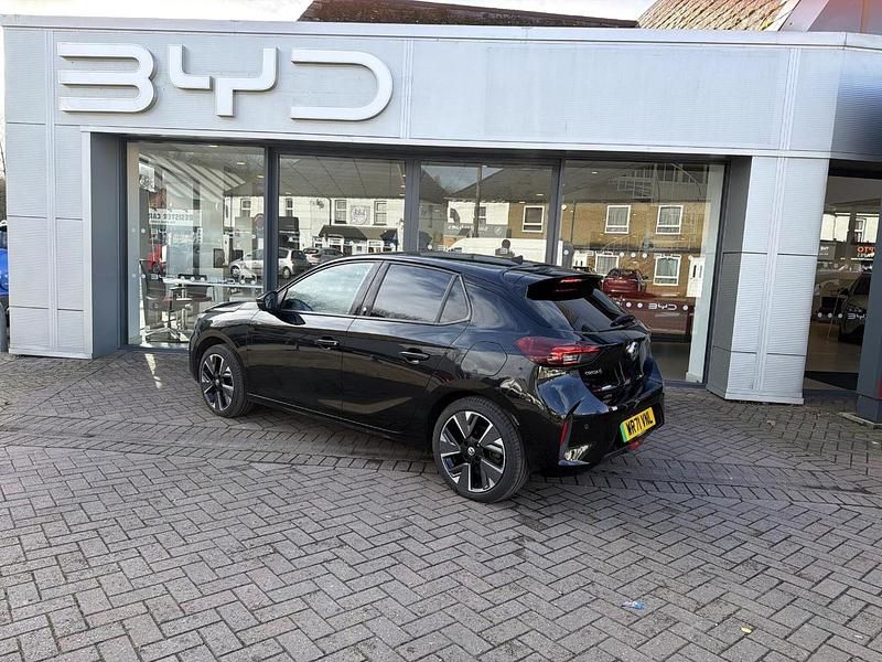 Used Vauxhall Corsa-e SRi 98 kW (134 HP) 2021 Black Hatchback