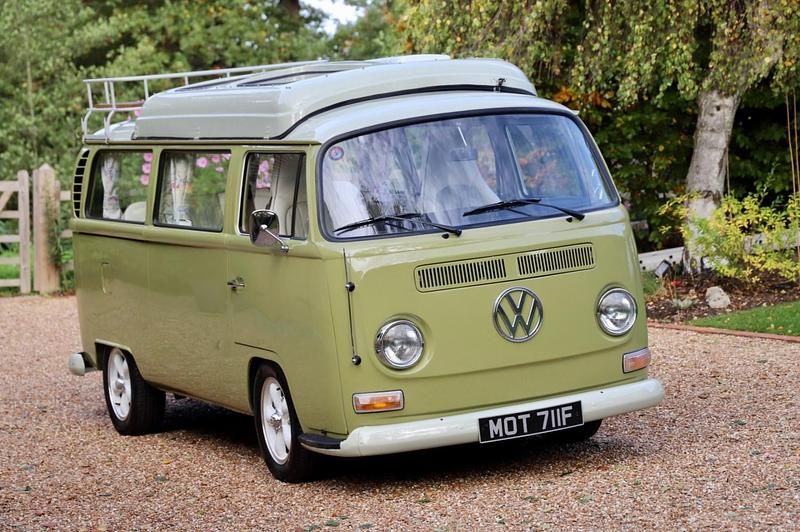 Used VW T2 50 HP (36 kW) 1968 Green Van