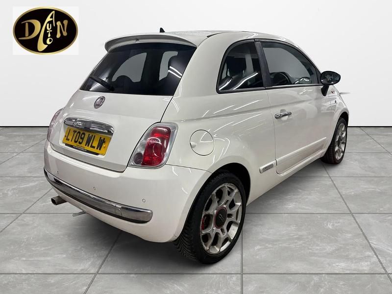 Used Fiat 500 Sport 100 HP (73 kW) 2009 White Cabriolet