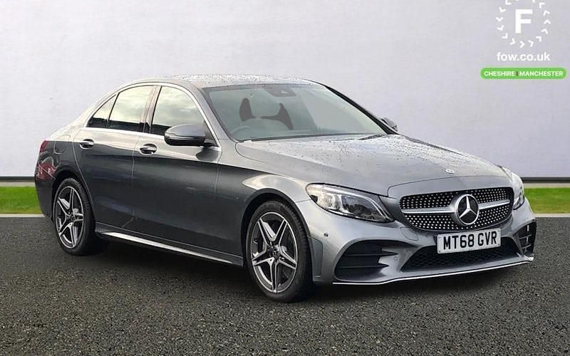 Grey Used 2018 Mercedes C300 AMG Line Premium Sedan | £16,299 (Good price) - Image 1/4