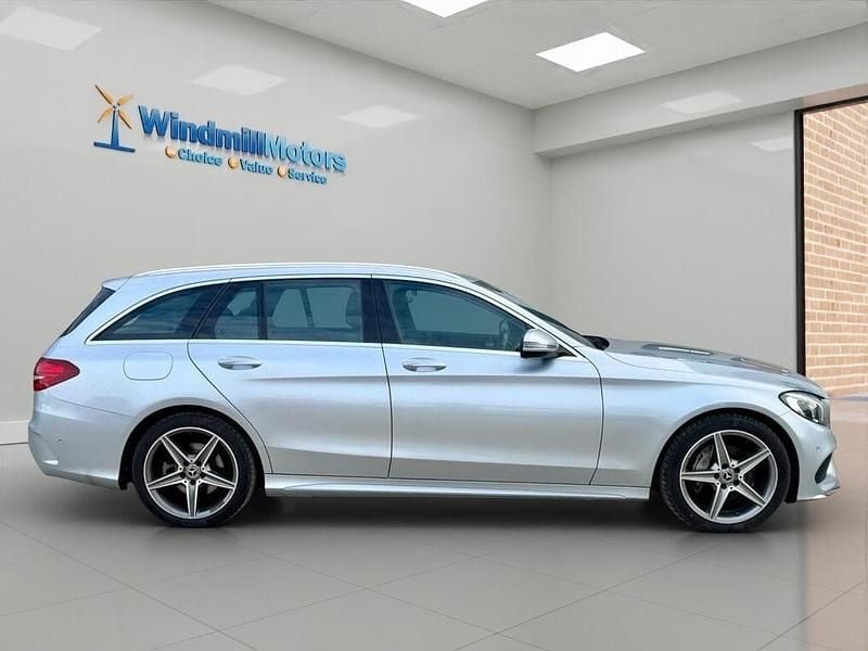 Used Mercedes C220 AMG line 2018 Silver Estate