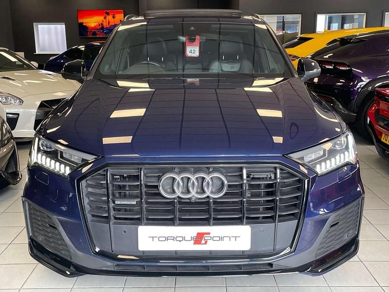 Used Audi Q7 Black Edition 286 HP (210 kW) 2020 Blue SUV
