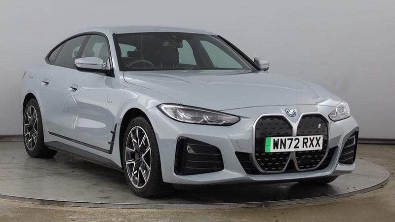 Grey Used 2022 BMW i4 M Sport Sedan | £26,495 (Good price) - Image 1/4
