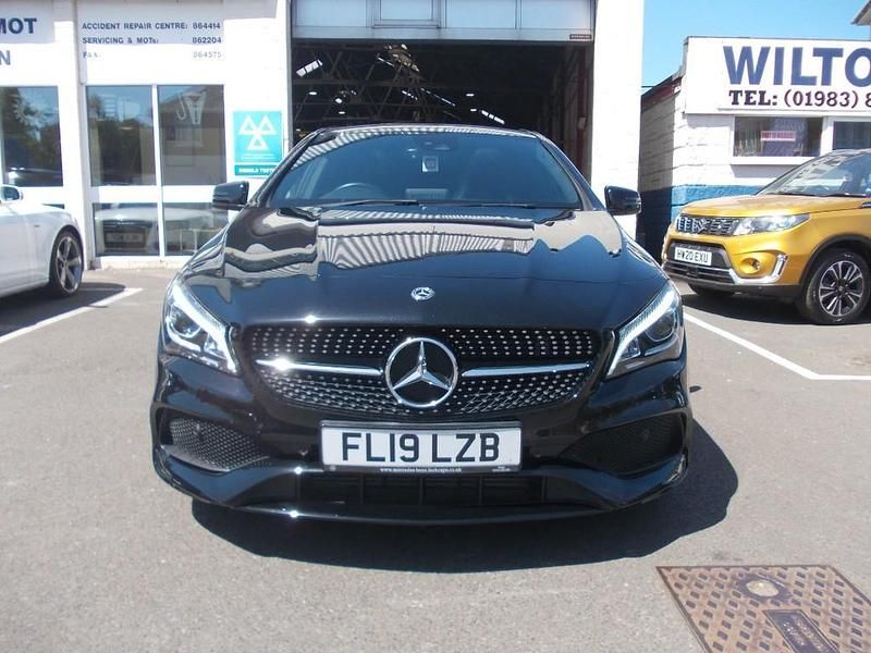 Used Mercedes CLA220 AMG line 170 HP (125 kW) 2019 Black Sedan
