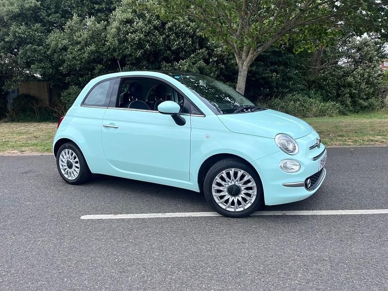 Green Used 2018 Fiat 500 Lounge Hatchback | £6,495 (Fair price) - Image 1/4