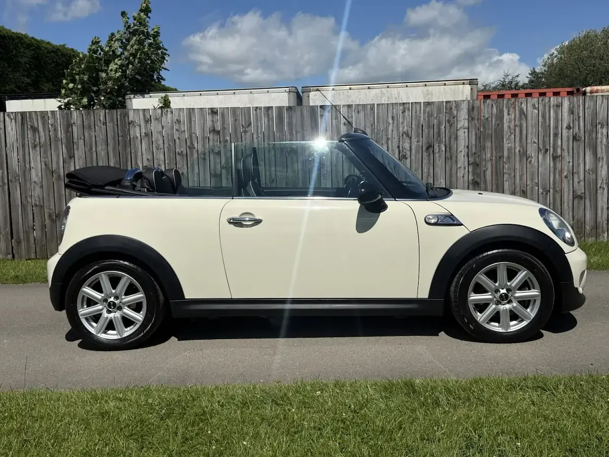 Used Mini Cooper S Cabriolet 2011 White Cabriolet