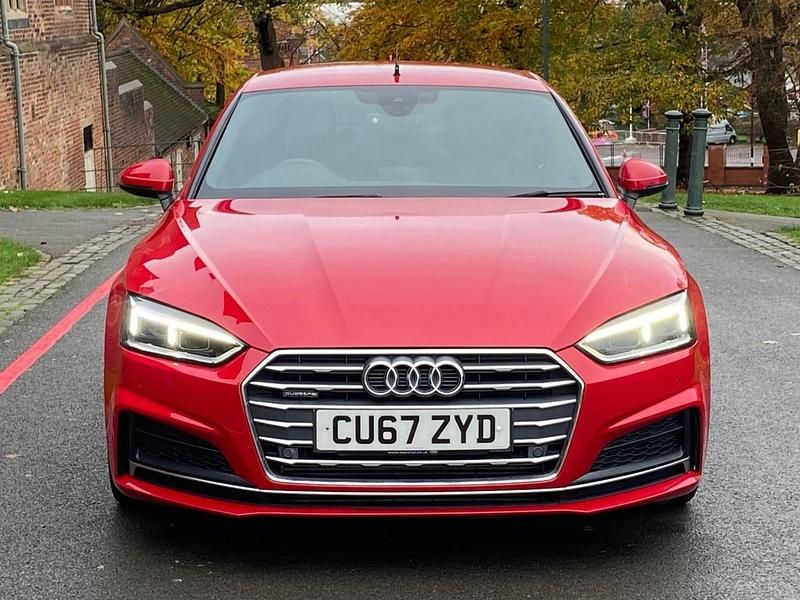 Used Audi A5 Sportback S-Line 2017 Red Hatchback