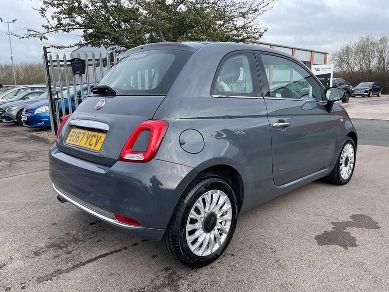 Used Fiat 500 Lounge 69 HP (50 kW) 2017 Grey Hatchback
