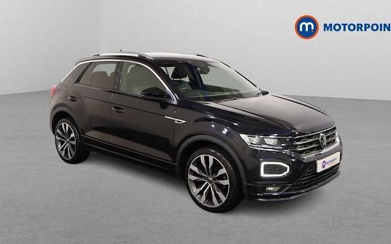 Black Used 2021 VW T-Roc R-line SUV | £18,949 (Fair price) - Image 1/4