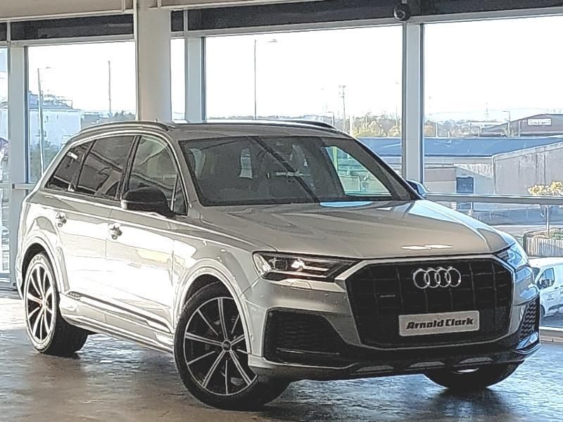 Silver Used 2022 Audi Q7 Black Edition SUV | £40,498 (Fair price) - Image 1/4