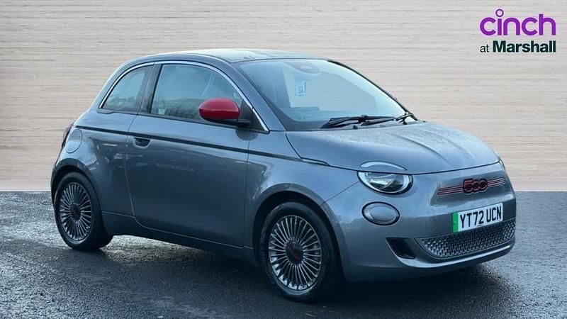 Used Fiat 500e Red 86 kW (118 HP) 2022 Grey Hatchback