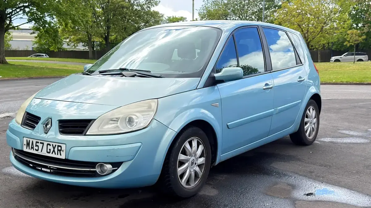 Used Renault Scénic II Dynamique 112 HP (82 kW) 2007 Blue MPV