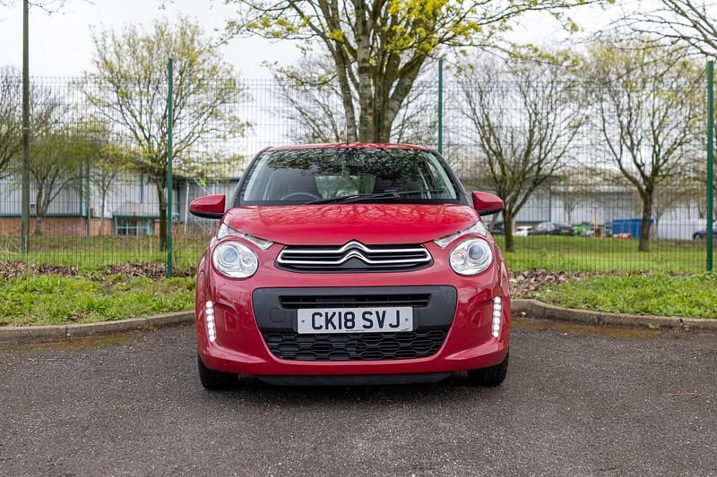 Used Citroën C1 Feel 68 HP (50 kW) 2018 Red Hatchback