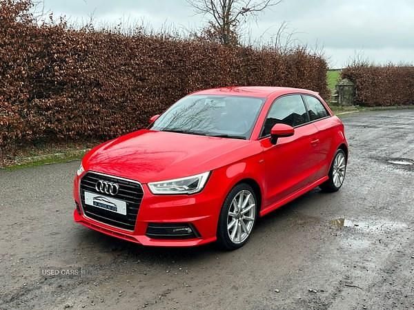 Used Audi A1 S-Line 116 HP (85 kW) 2016 Red Hatchback