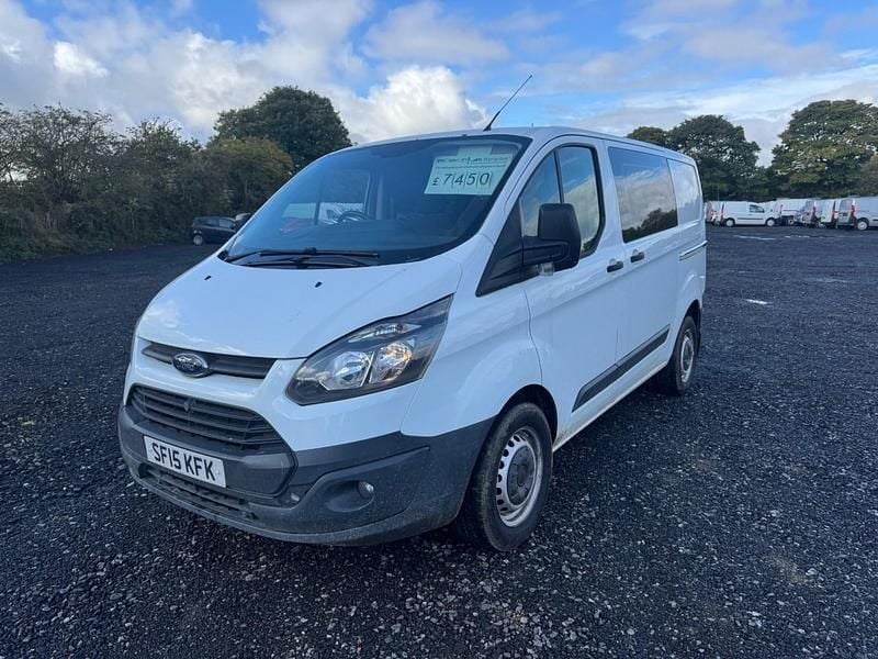 Used Ford Transit Custom 125 HP (91 kW) 2015 White Van